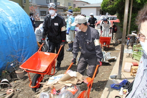 作業のようす