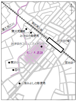 松ノ木遺跡の位置