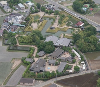 難波田城公園航空写真