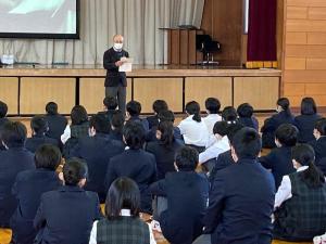 人権教室の風景（講演）